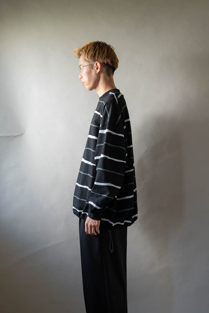 SUPER BIG STRIPE LS TEE