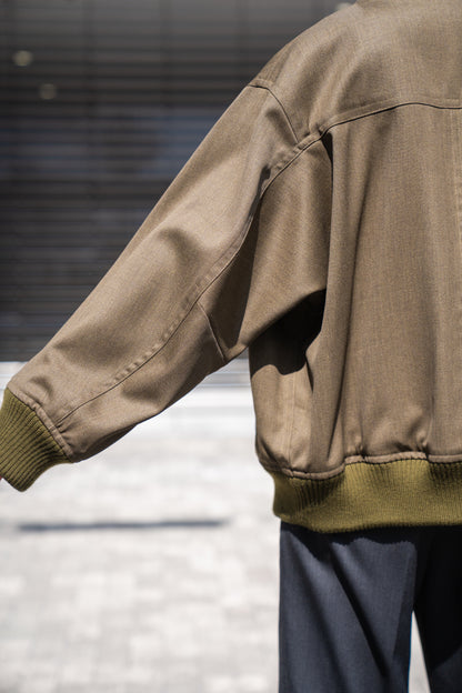 MA-1 BOMBER JACKET IN WOOL SERGE