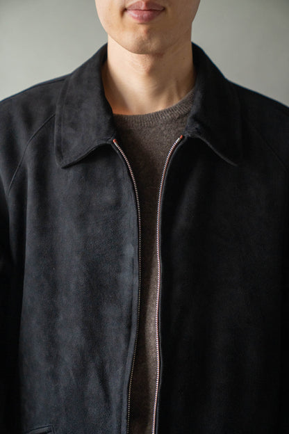sheep suede blouson