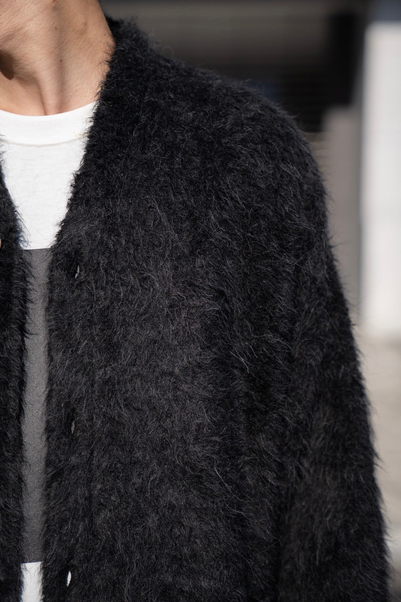 Suri Alpaca Cardigan