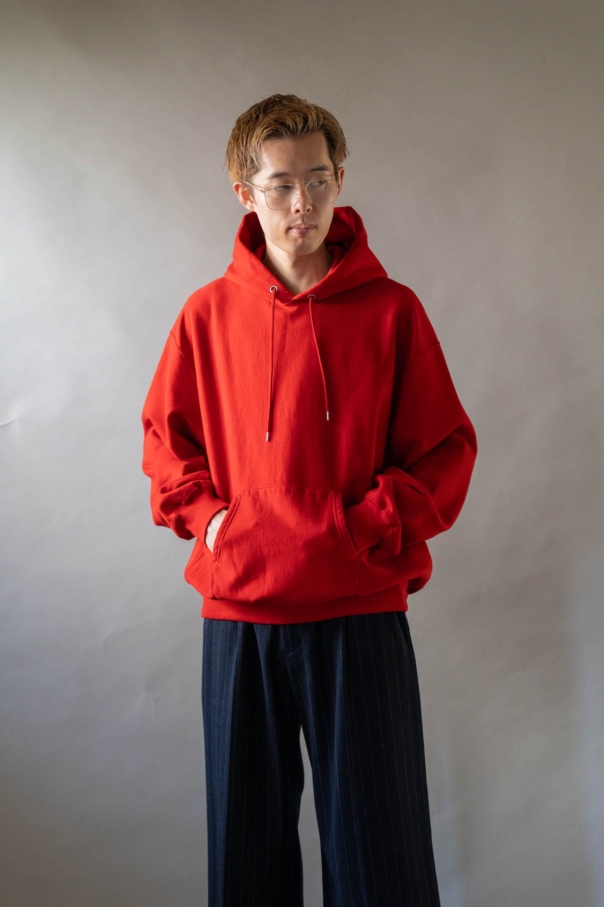 Soft&Hard Sweat Hoodie P/O Wide