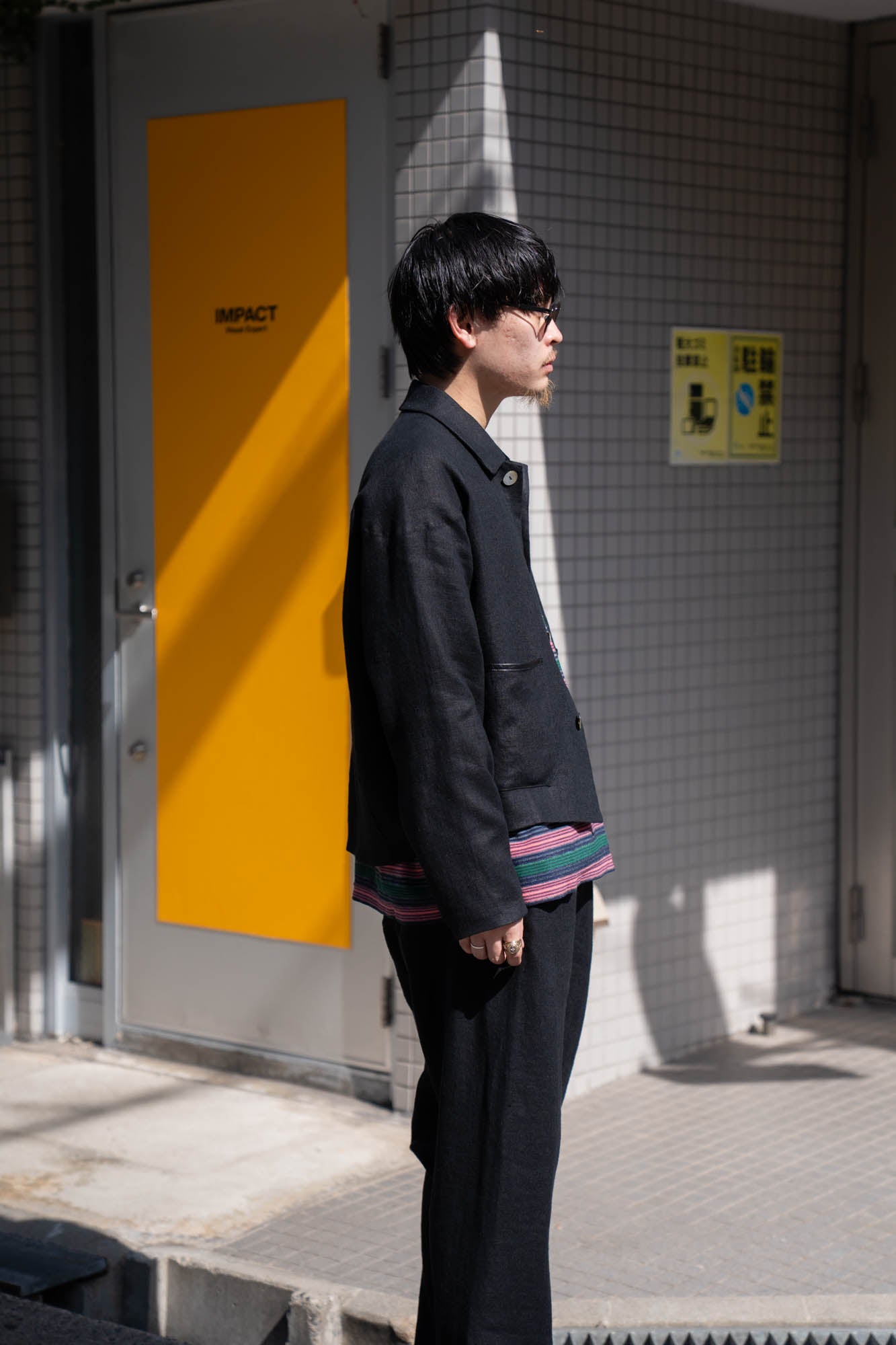 FLLOWER SAK LINEN JACKET