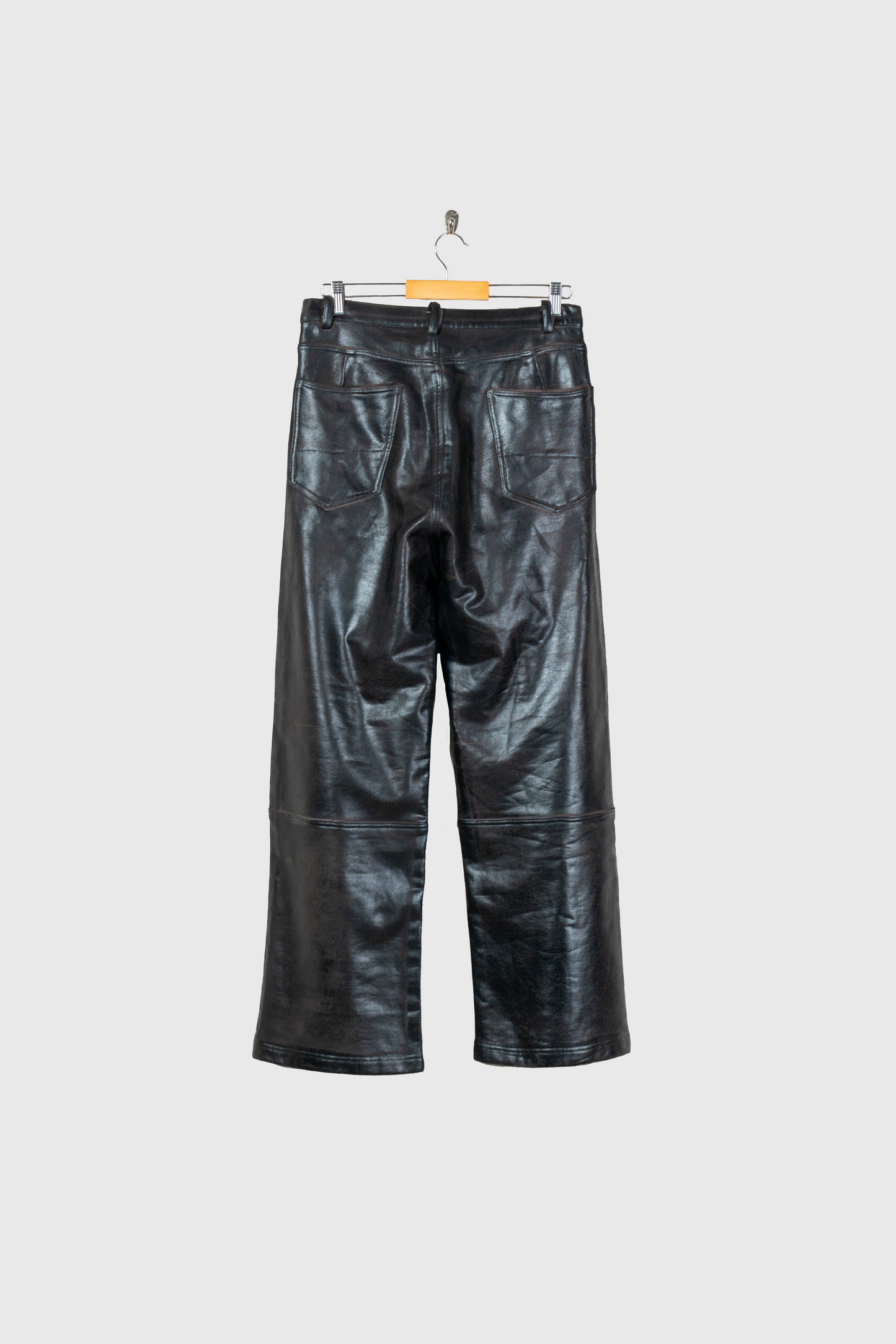 CRACKING COATED WIDE PANTS .14