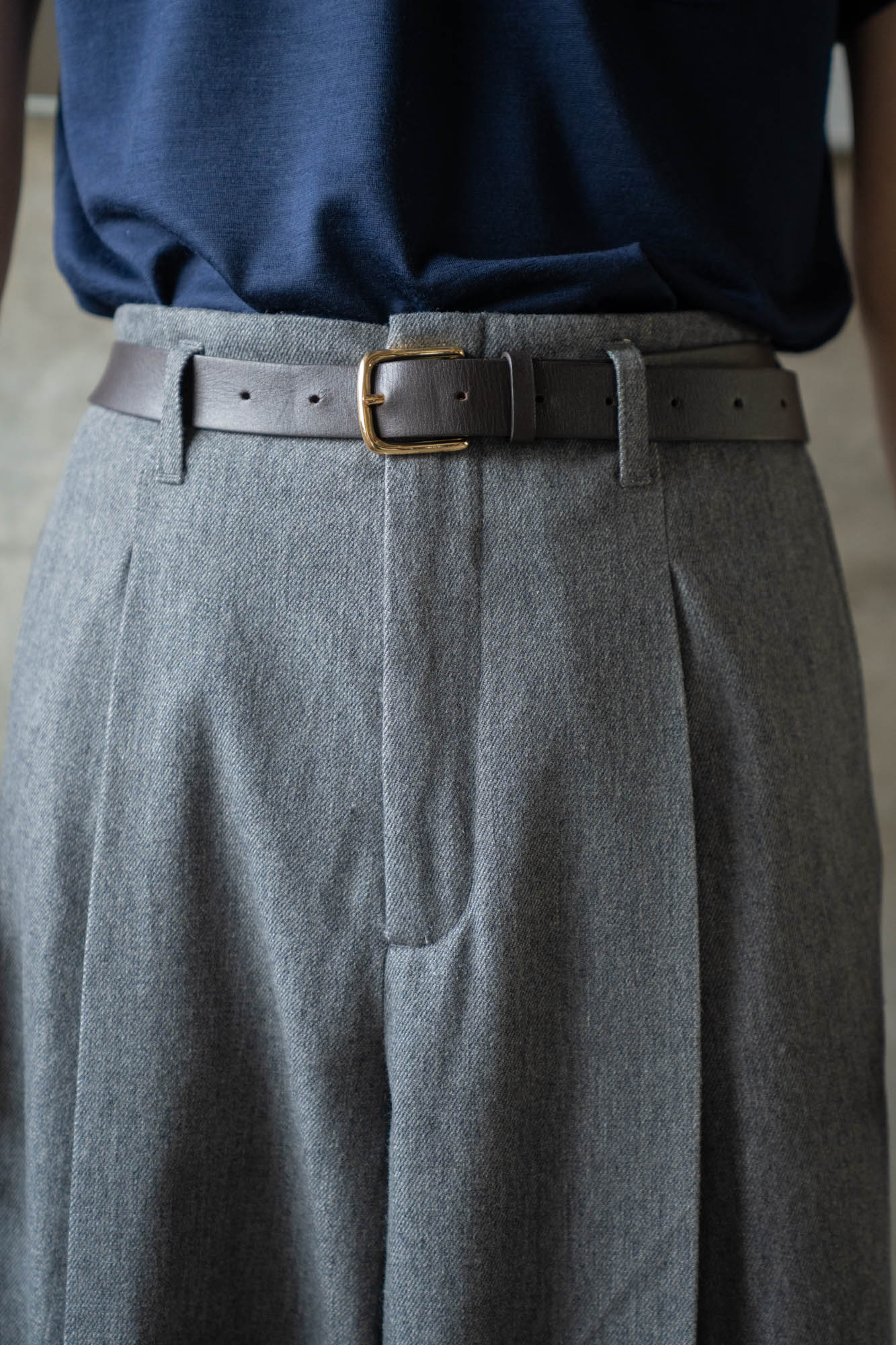 Tucked Wide Trousers