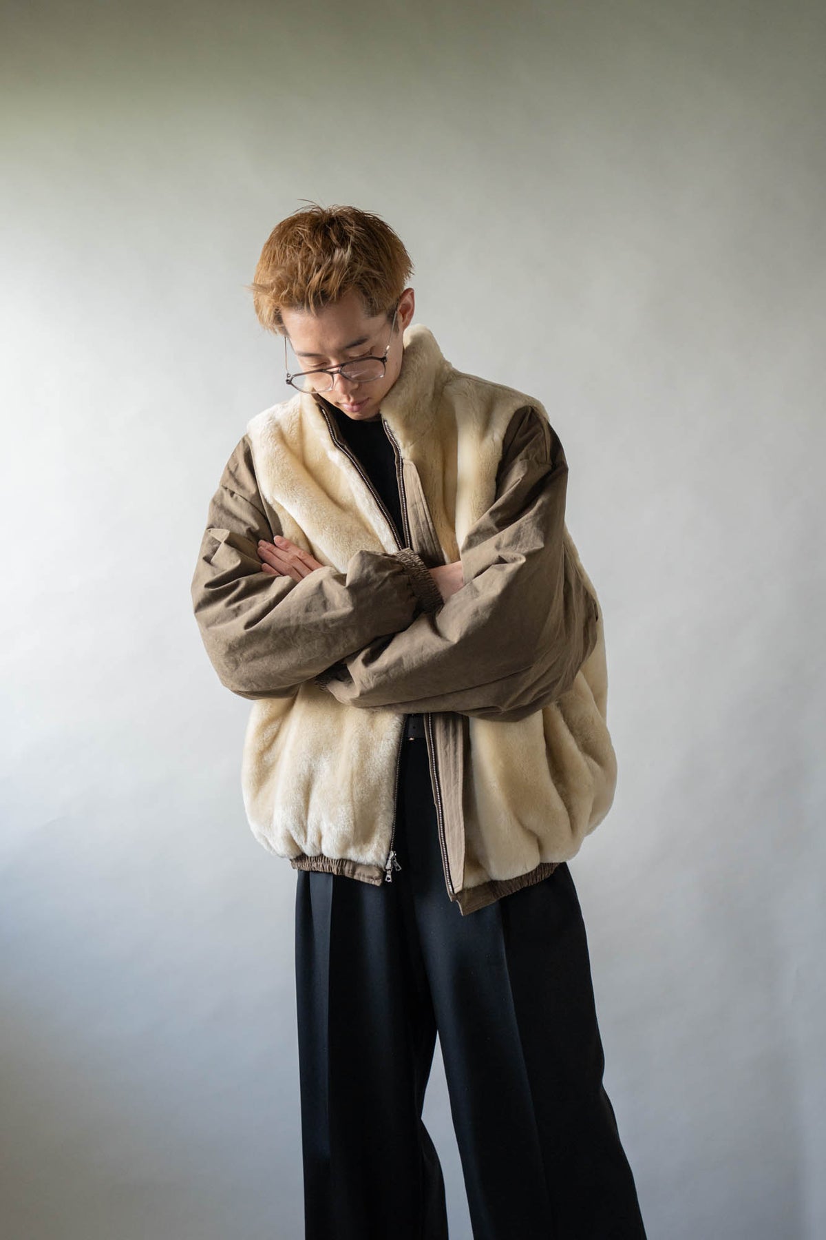 MOUTON INNER REVERSIBLE PADDED JACKET(ST.1556)