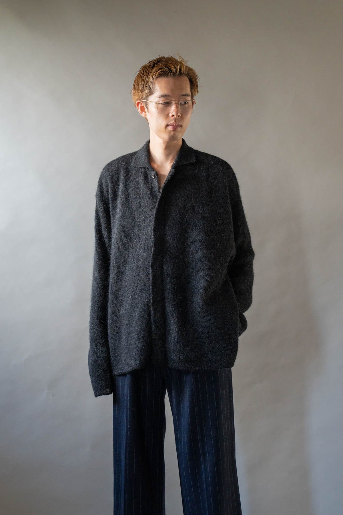Kid Mohair Knit Shirts