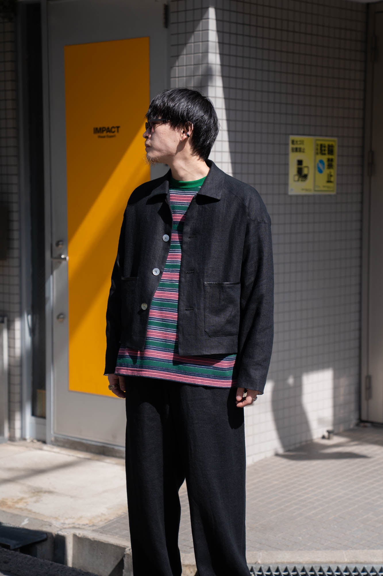 FLLOWER SAK LINEN JACKET