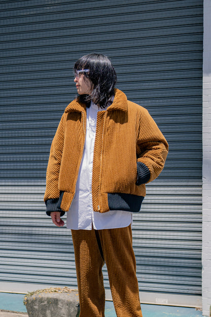 Cotton Corduroy Puffer Blouson