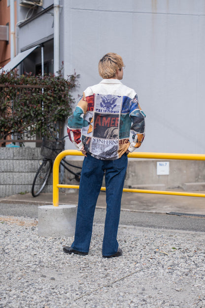 Patchworked Silk Shirt