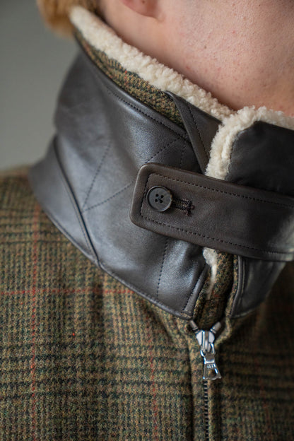 DETATCHABLE COLLAR BRITISH TWEED JACKET(ST.1577)
