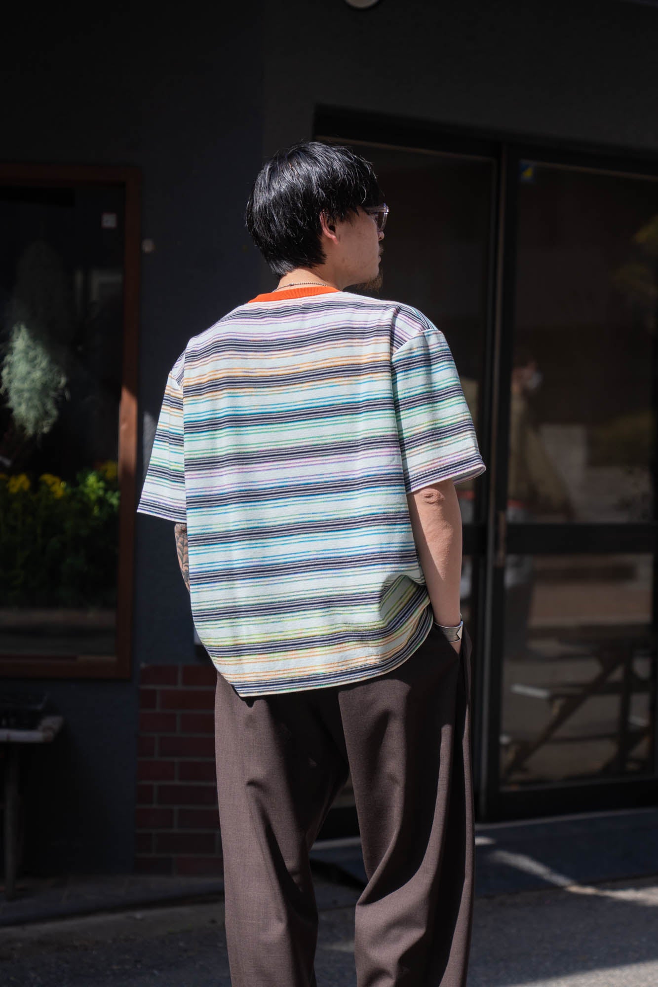 Border Knit Tee