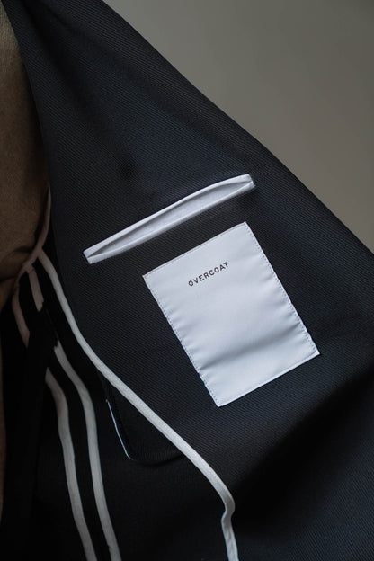Double-breasted Jacket in Rayon Tricotine