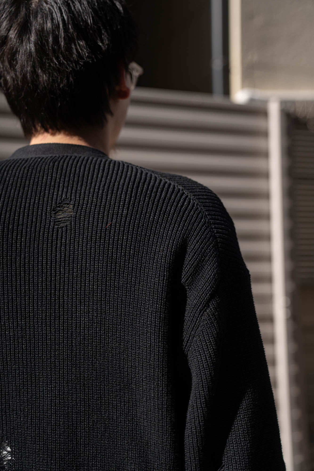 Destroyed Knit Cardigan