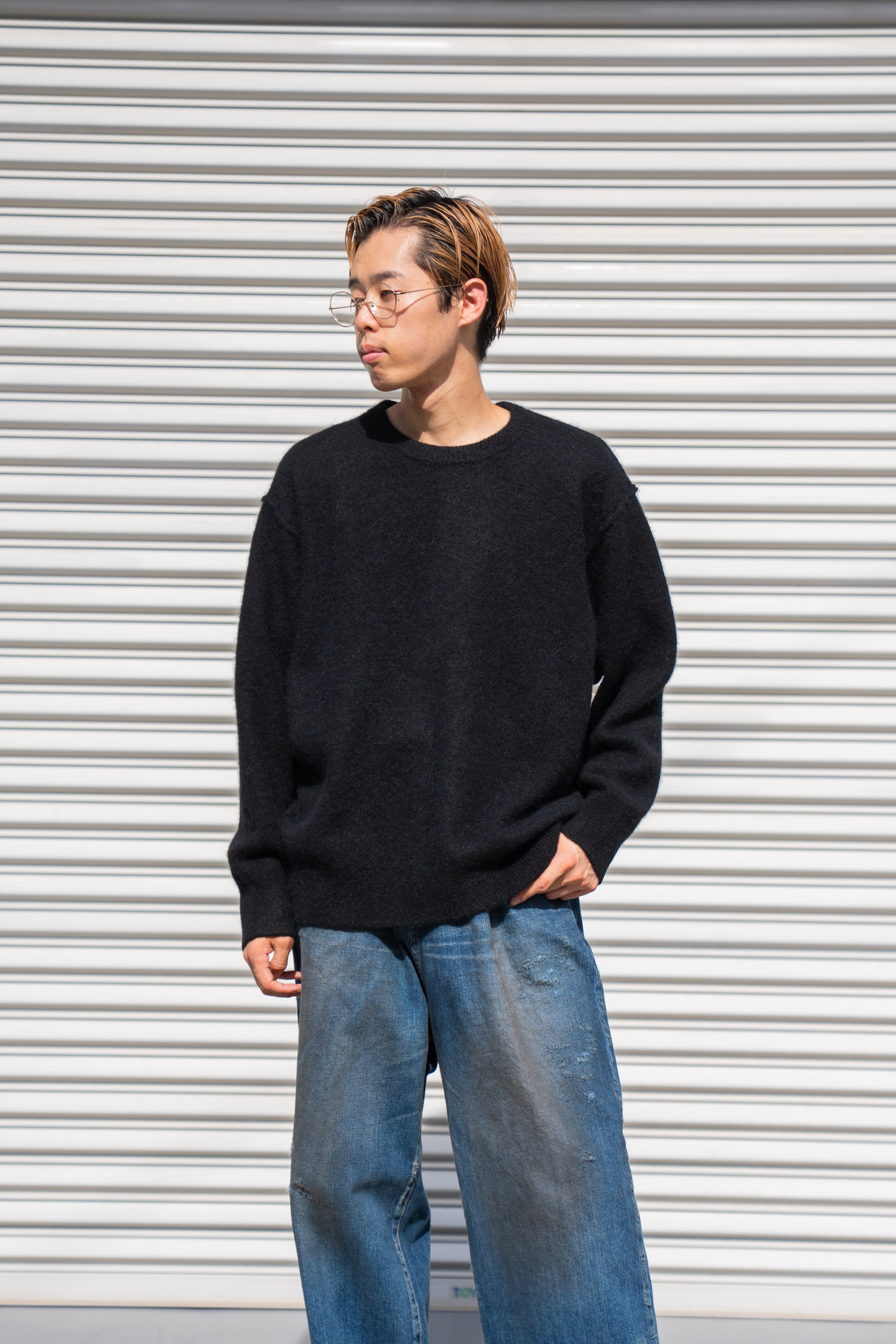 ssstein（シュタイン） 25AW - WOOL/ALPACA KNIT CREW NECK LS(ST.1294