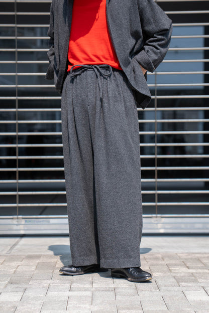 CASHMERE WIDE PANTS