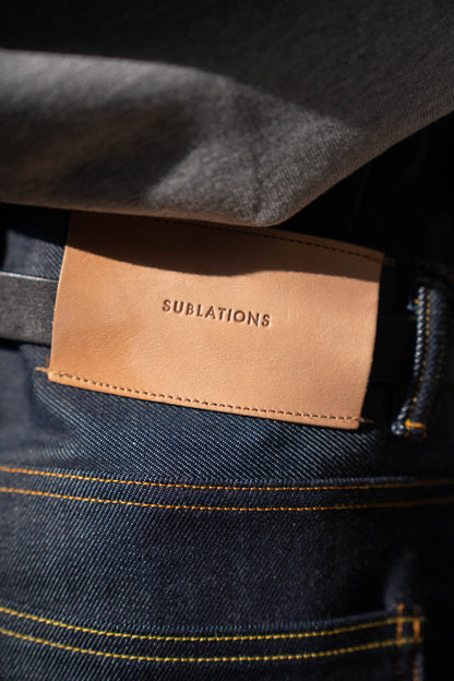 2TUCK WIDE DENIM PANTS -ENTASIS Mk-Ⅱ