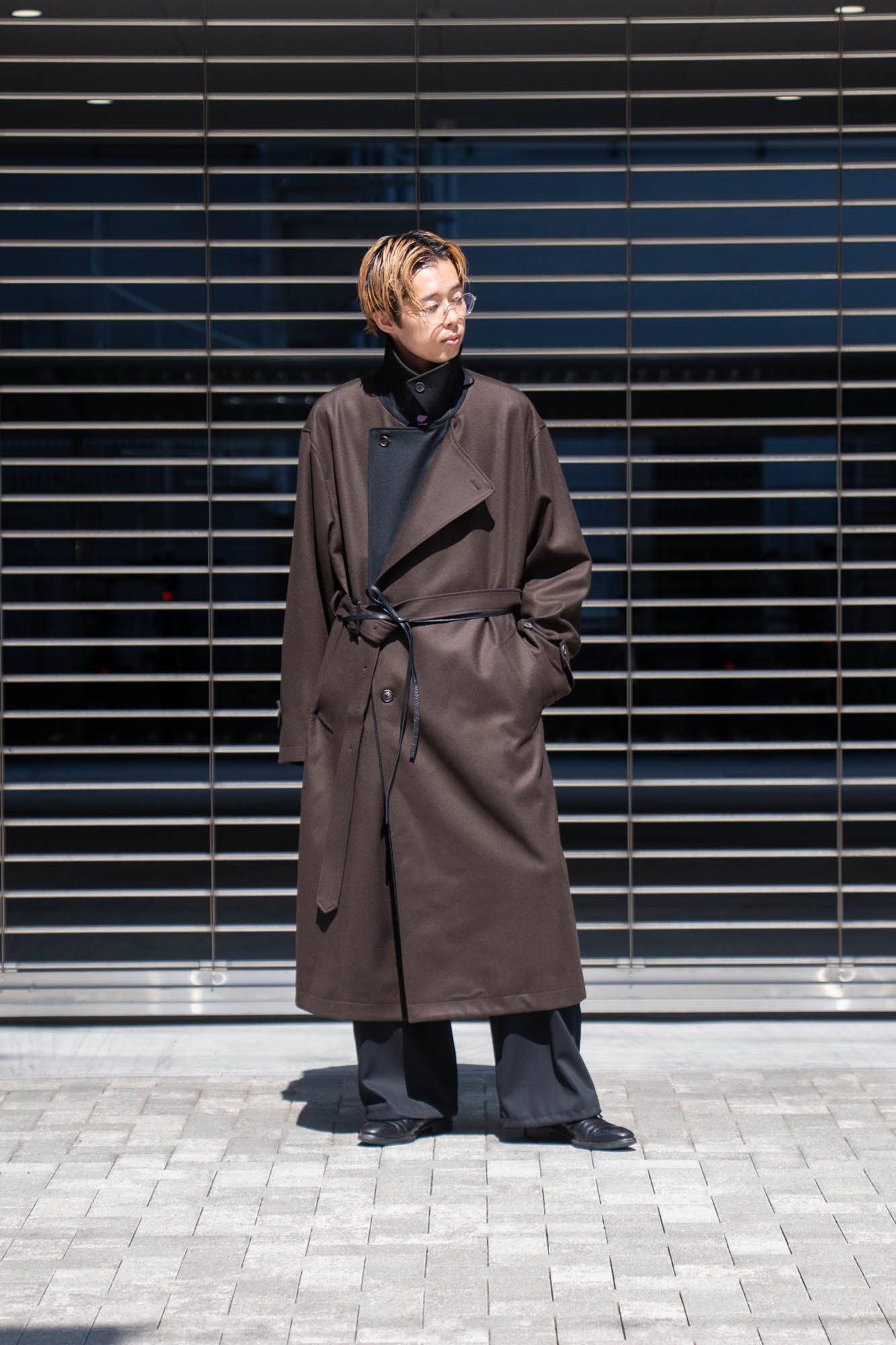 DOUBLE LAPELED DOUBLE BREASTED COAT(ST.1209)