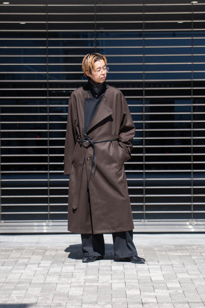 DOUBLE LAPELED DOUBLE BREASTED COAT(ST.1209)