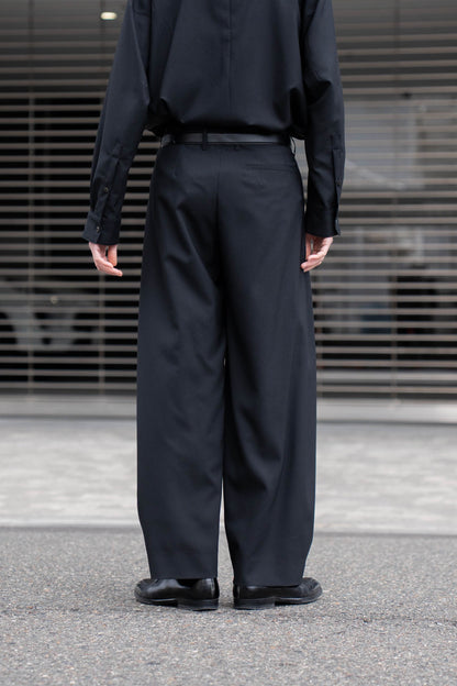 5 Tuck Trouser in Wool Tropical