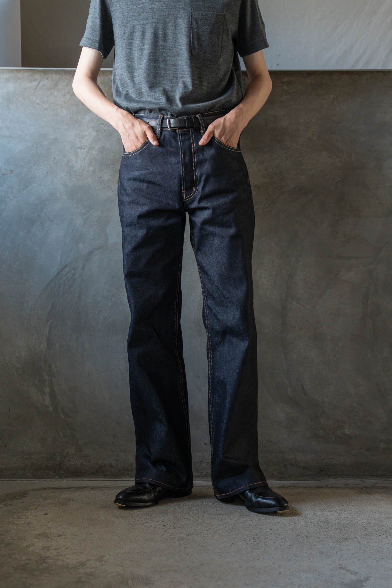 ORDINARY STRAIGHT DENIM PANTS .16 -Brando-