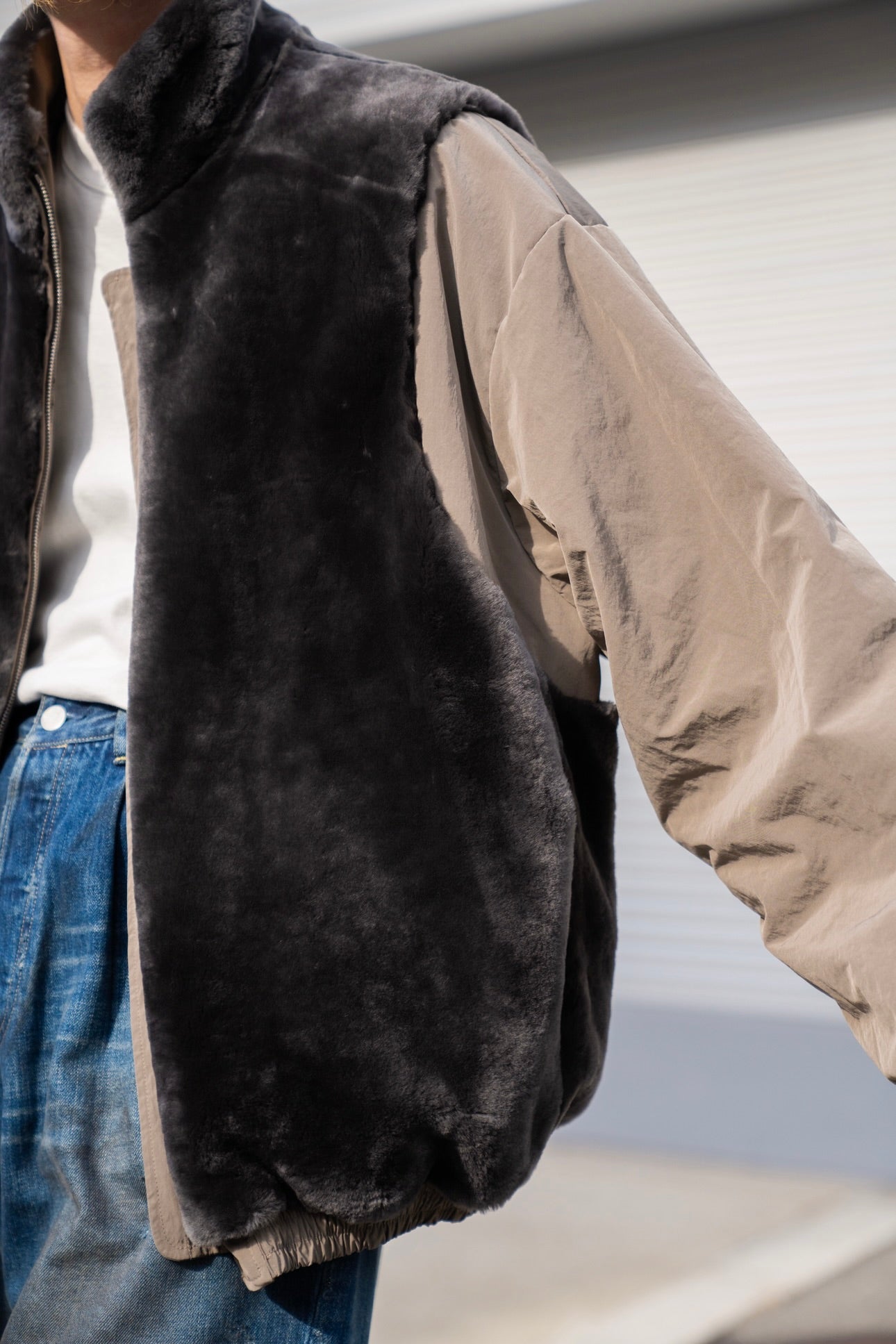 MOUTON INNER REVERSIBLE PADDED JACKET(ST.1223)