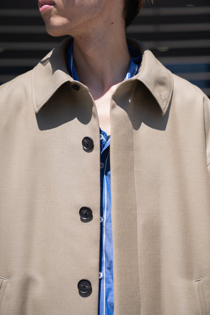 WOOL OVERSIZE SHORT COAT