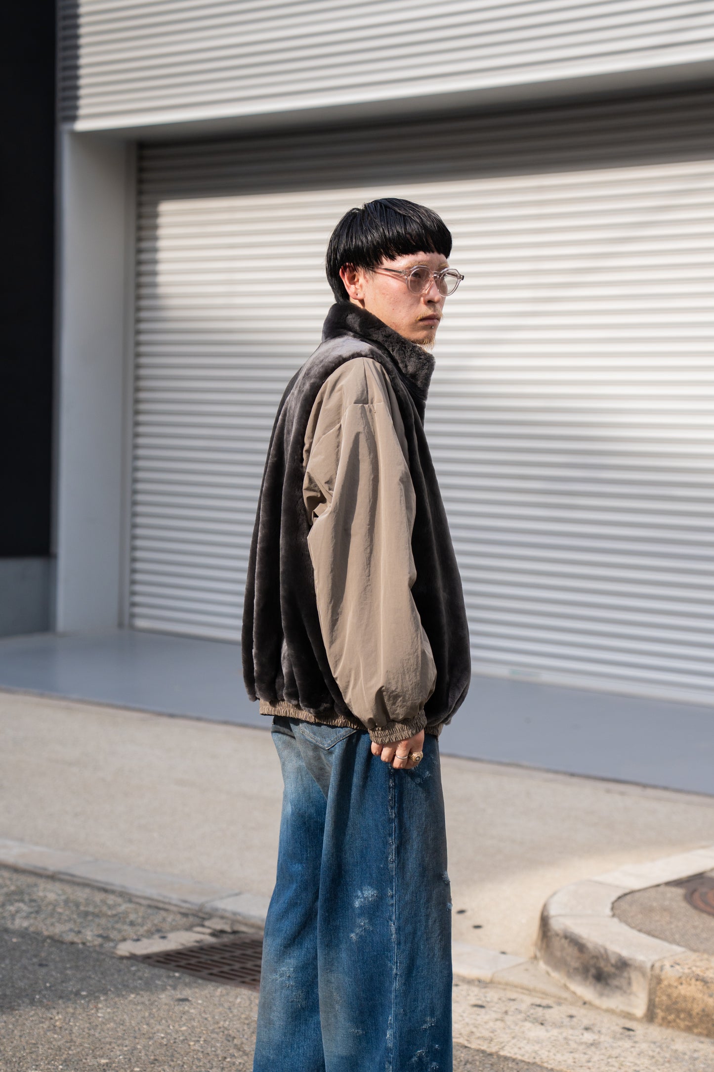 MOUTON INNER REVERSIBLE PADDED JACKET(ST.1223)