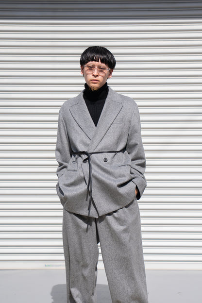 W/CA BEAVER BACK SLASH PEAK LAPEL JACKET(ST.1243)