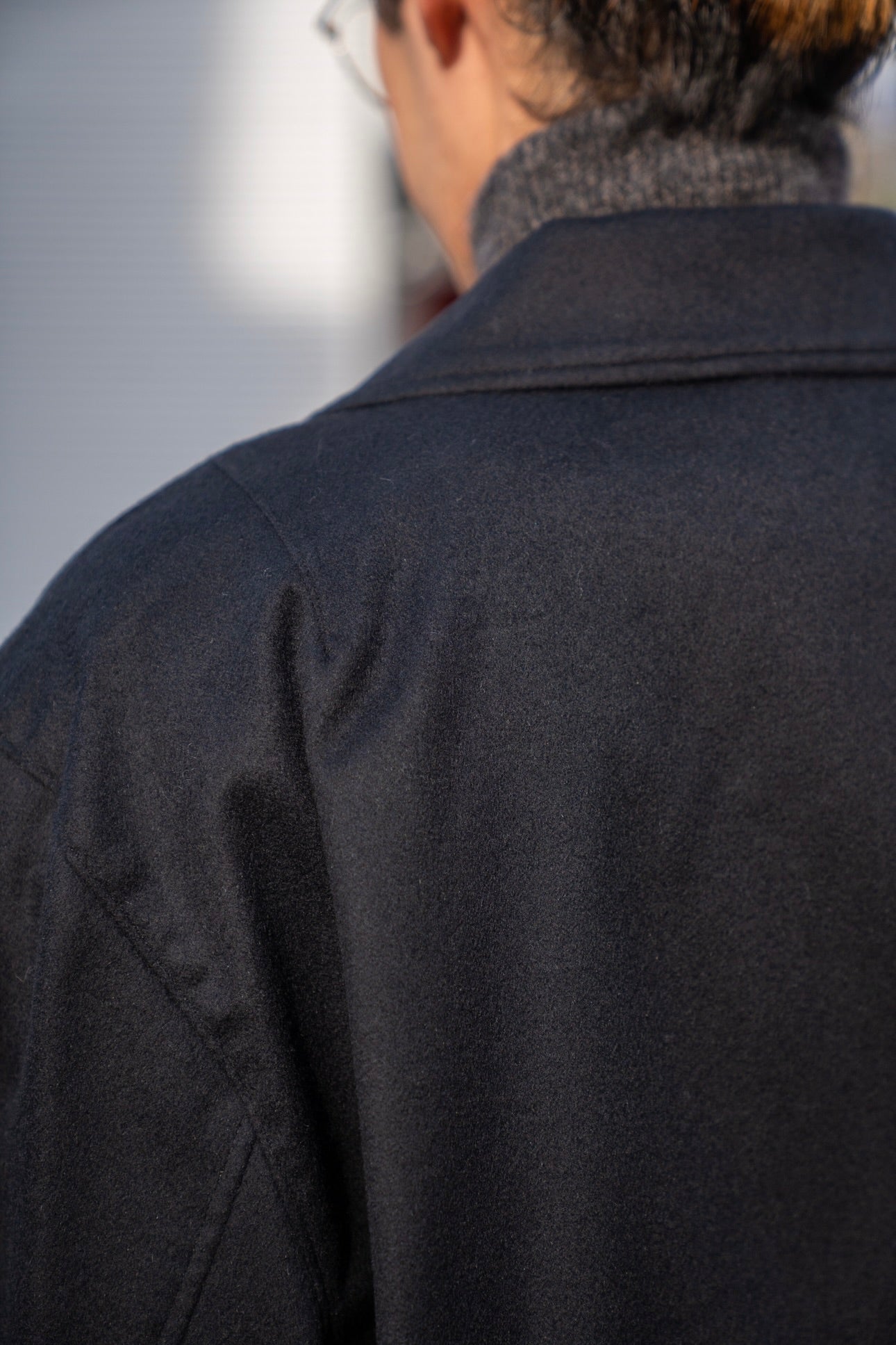 W/CA BEAVER ZIP SHORT JACKET(ST.1228)