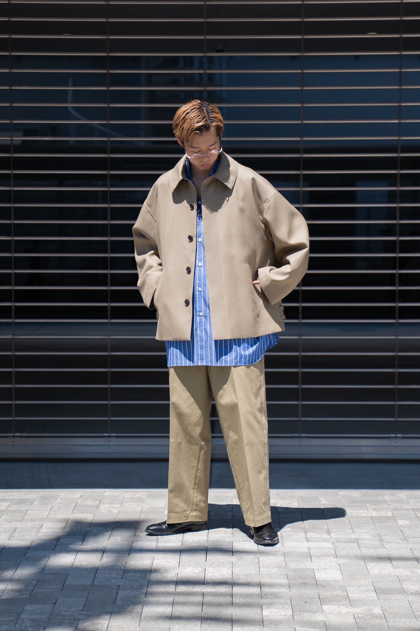 WOOL OVERSIZE SHORT COAT