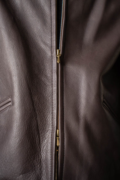 Steer Leather Racer Jacket