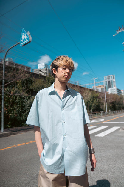 SUVIN COTTON OVERSIZED SS SHIRT(ST.1497)