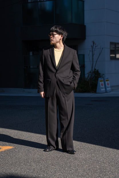 MODIFIED SHAWL COLLAR JACKET