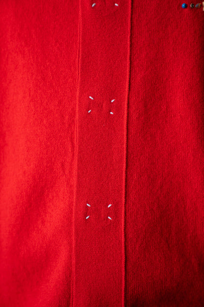 Wool knit cardigan for sign