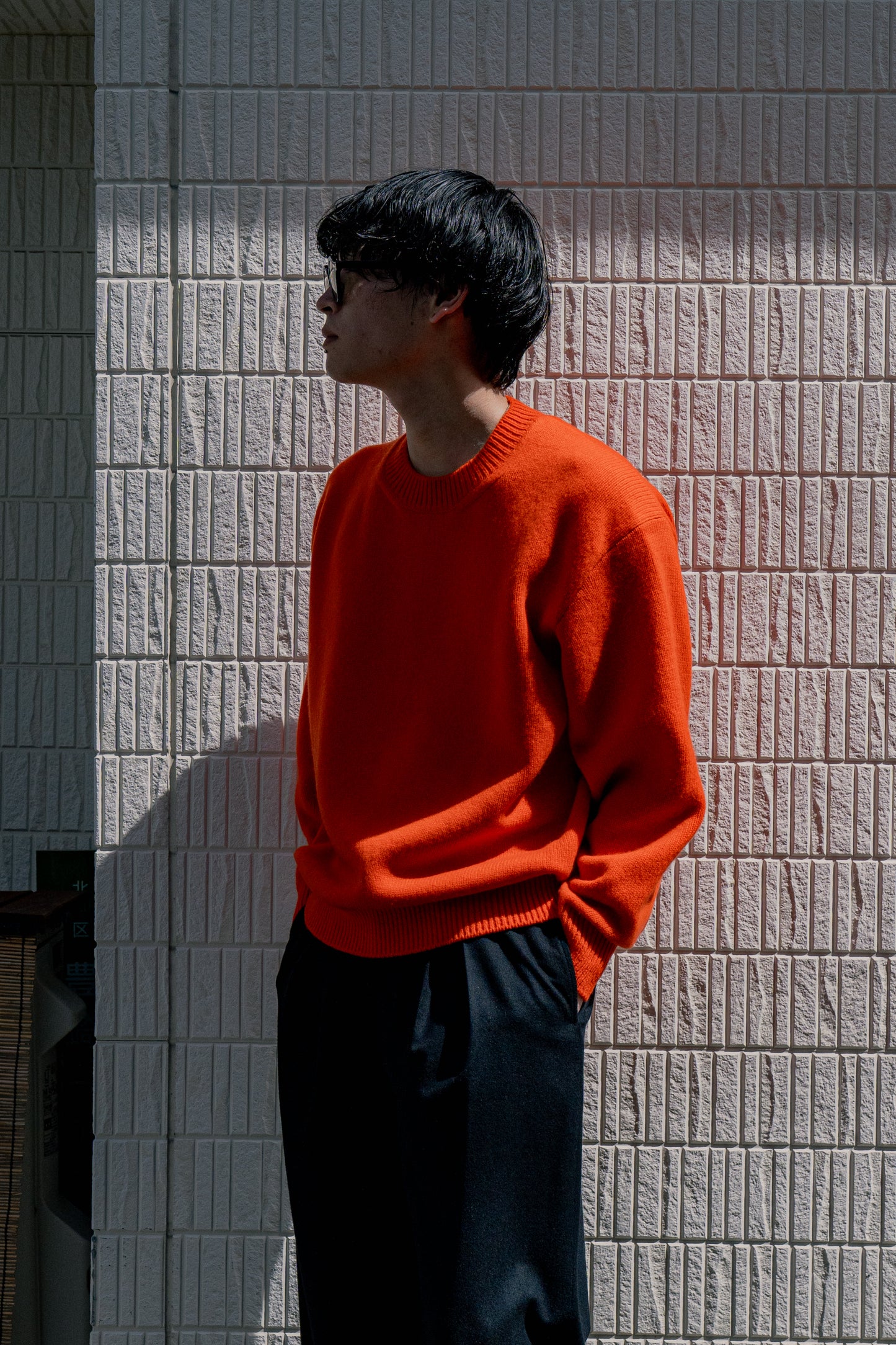 EXTRA FINE WOOL WARM KNIT CREW NECK LS