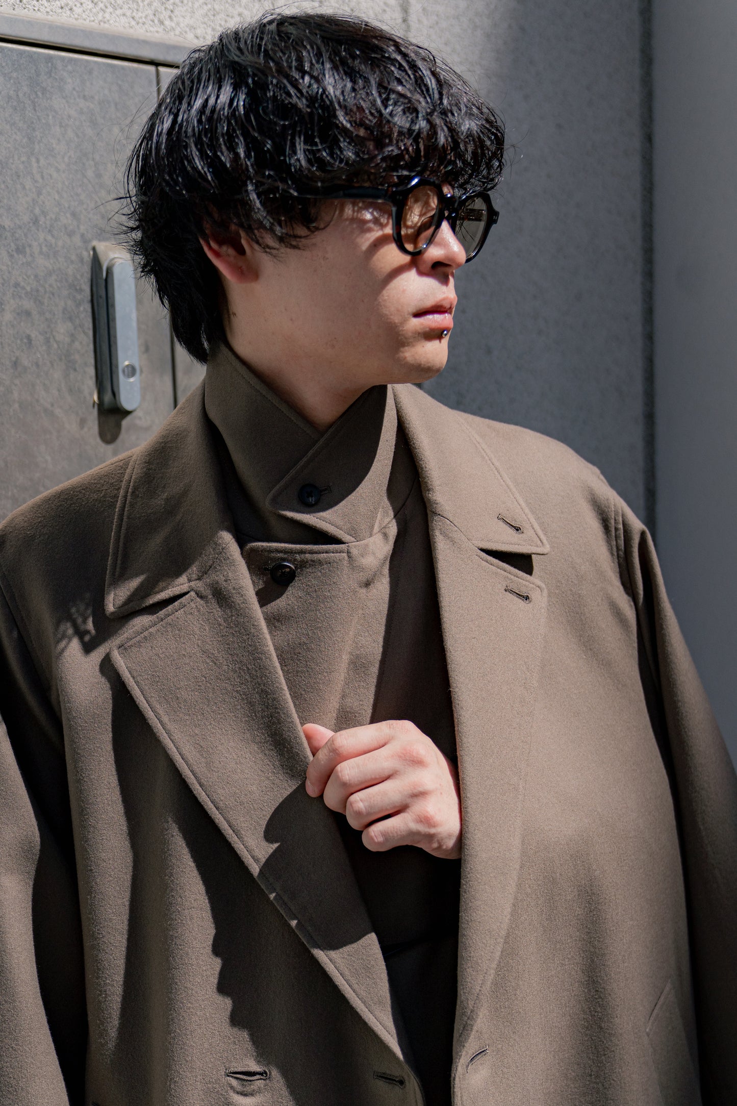 OVERSIZED DOCKING DOUBLE BREASTED COAT