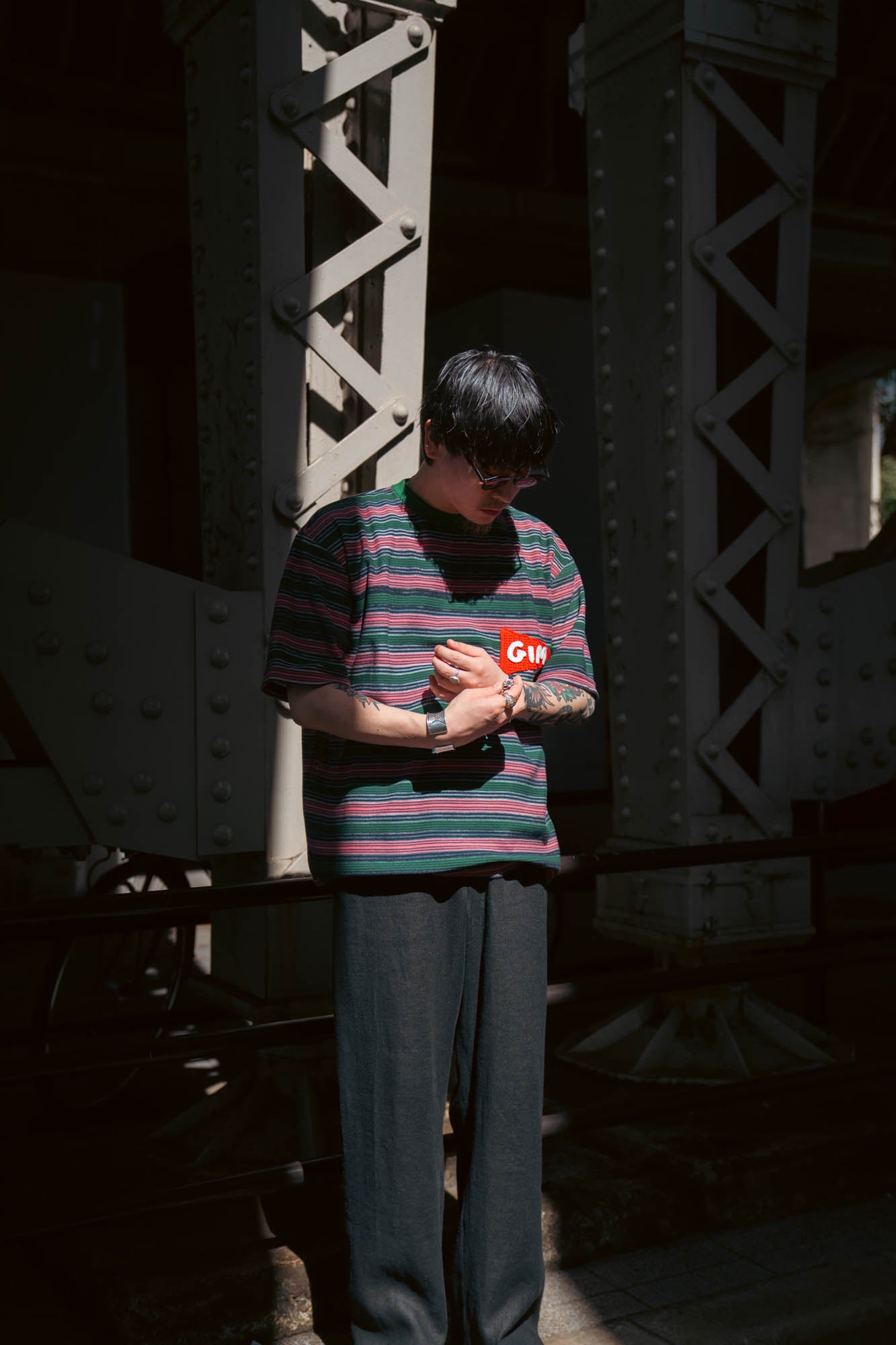Border Knit Tee