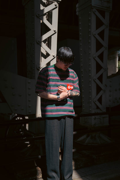 Border Knit Tee