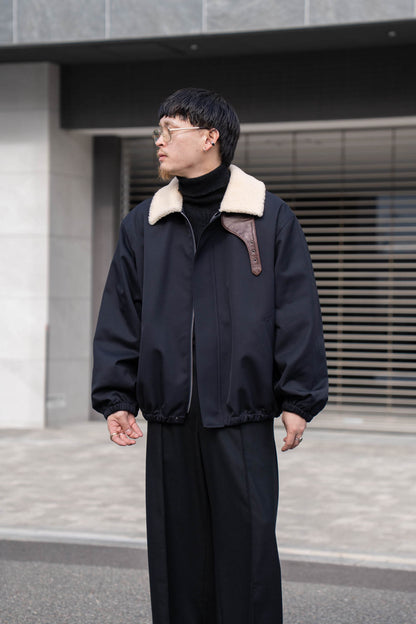 MOUTON COLLAR PADDED JACKET(ST.1377)