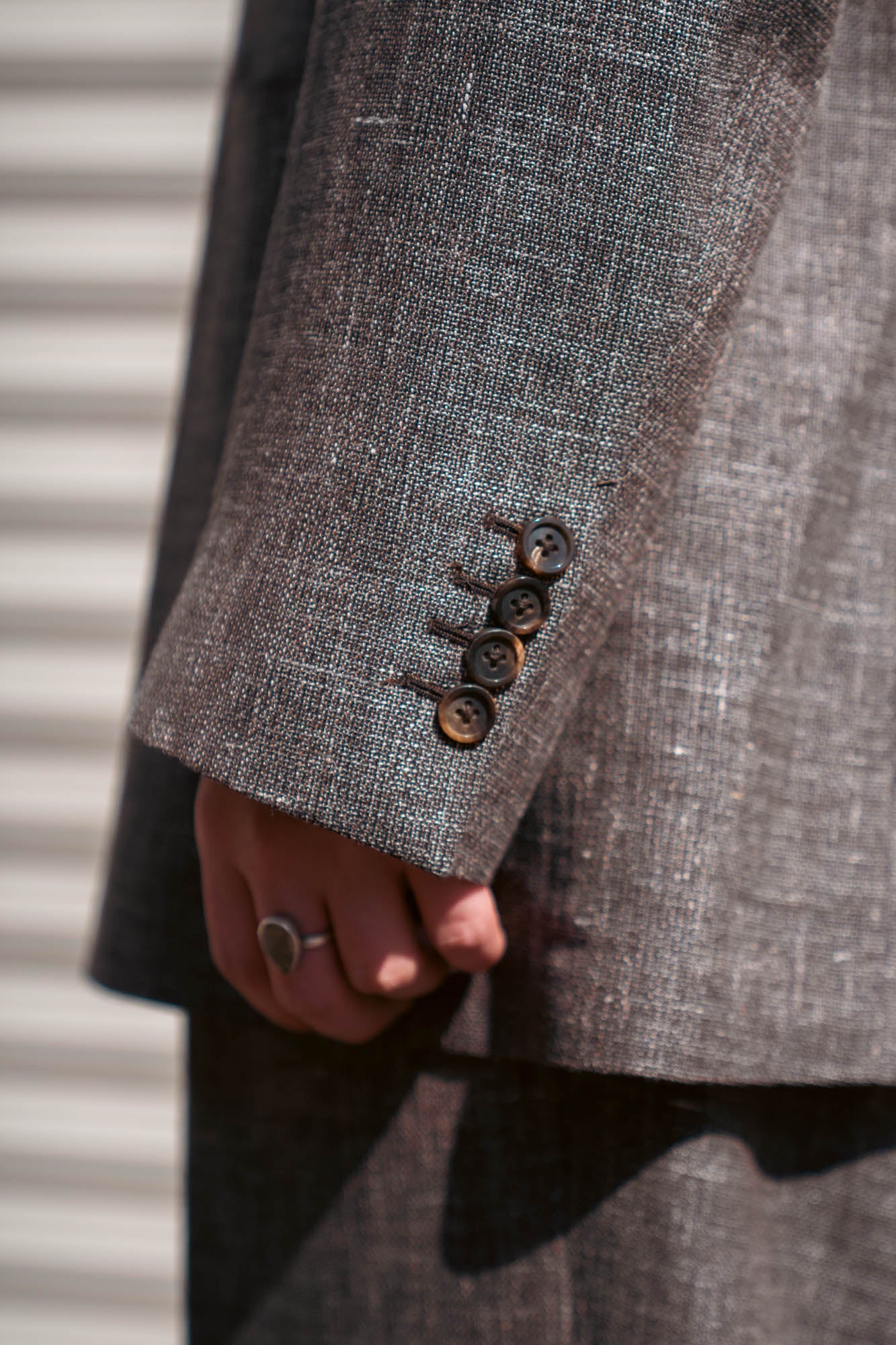 WOOL LINEN 2B JACKET