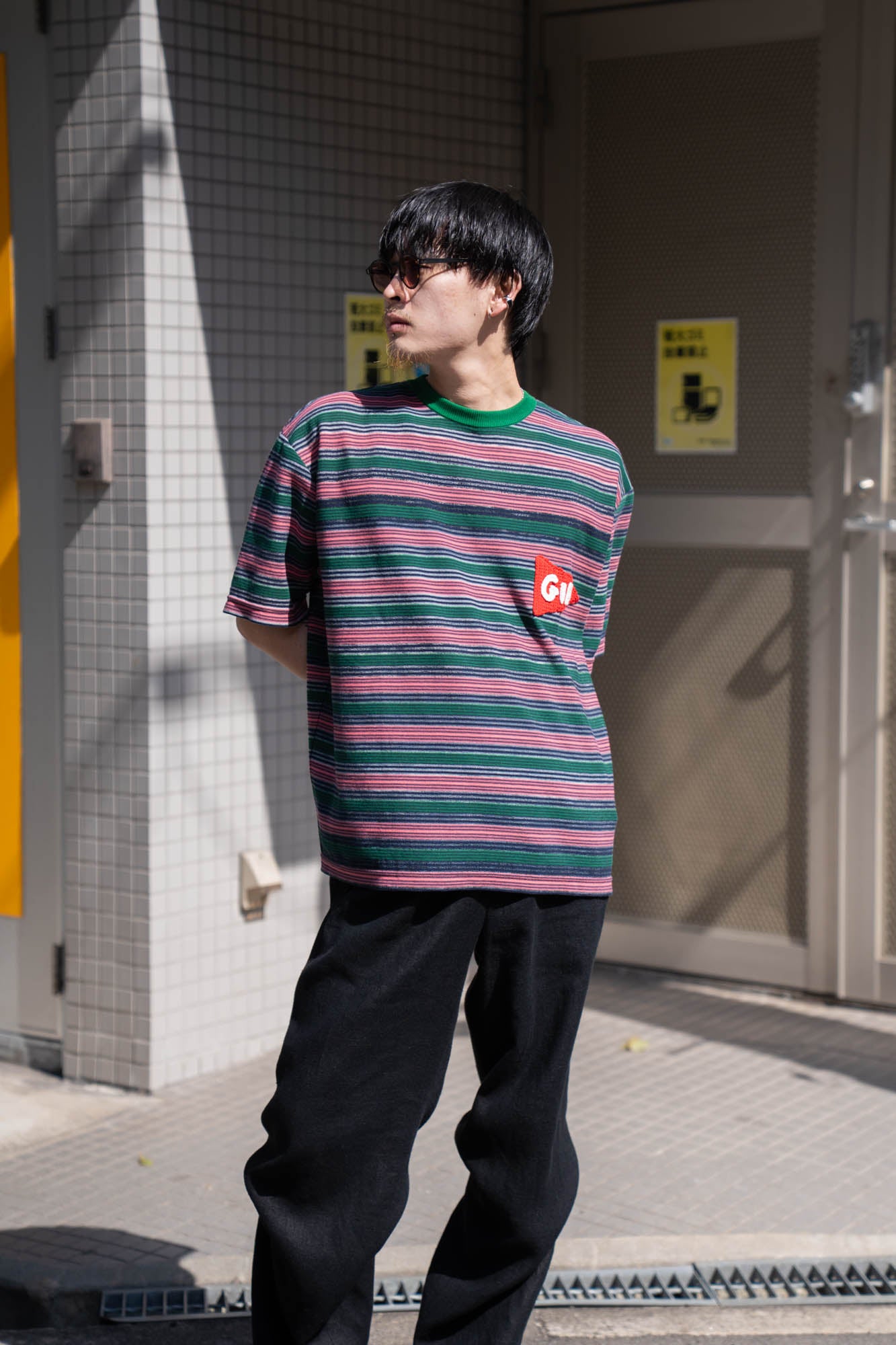 Border Knit Tee