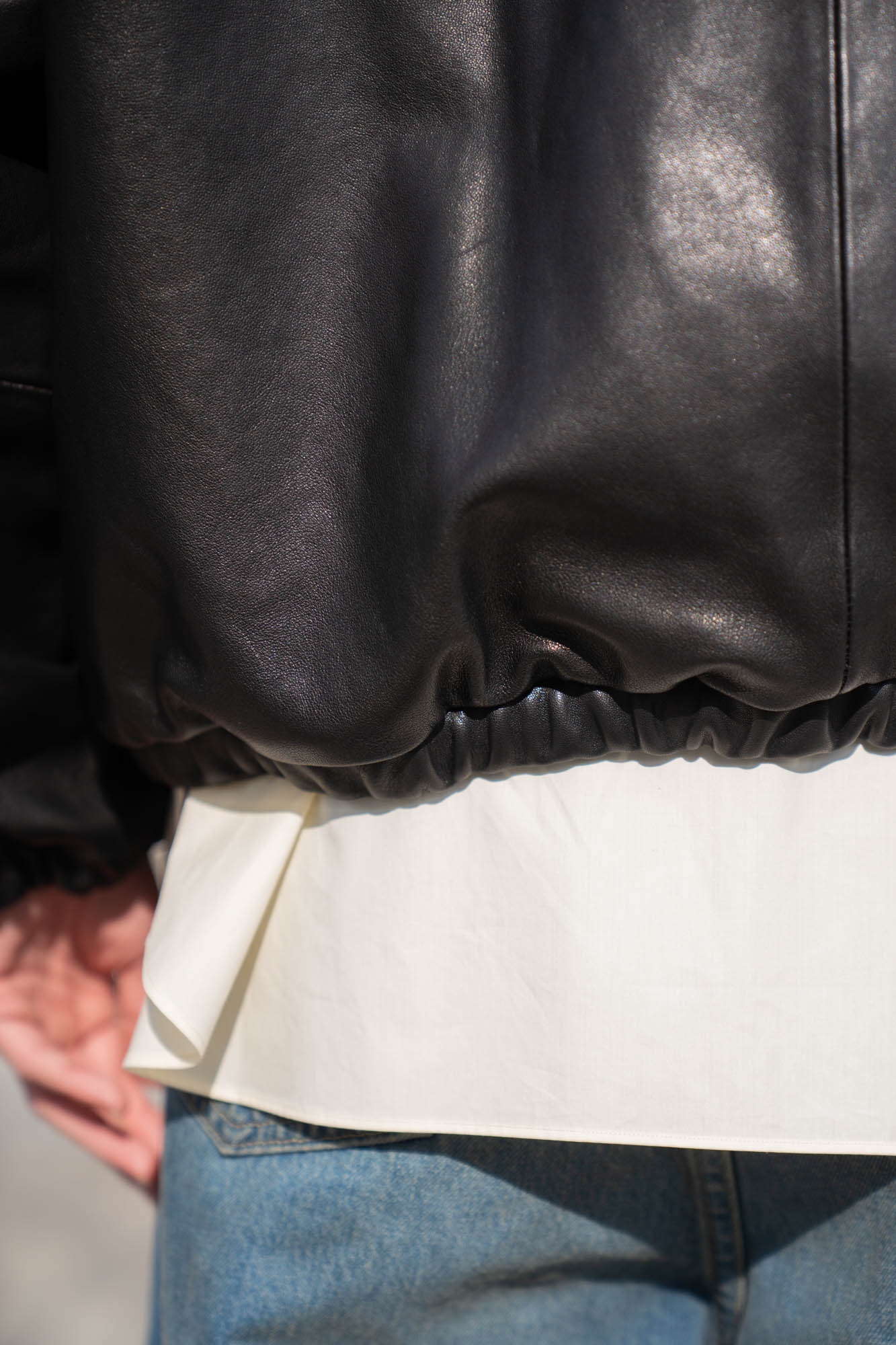 LAMBS LEATHER LIGHT ZIP JACKE(ST.1379)