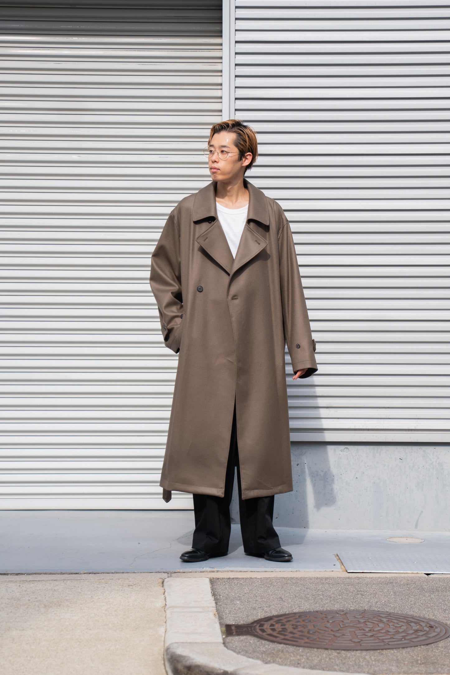 OVERSIZED DOUBLE BREASTED COAT(ST.1202)