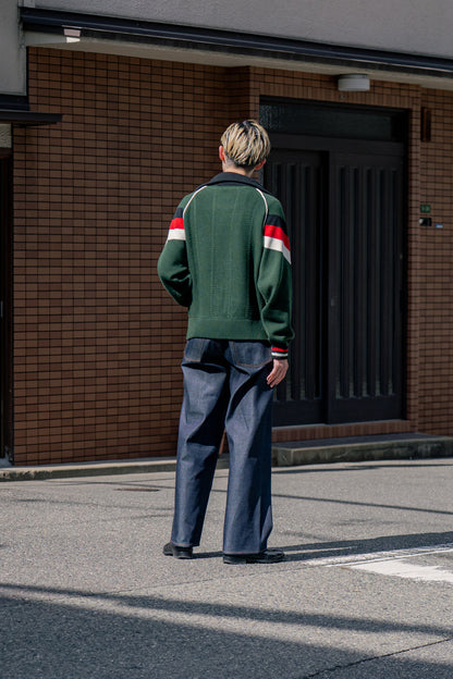 KNITTED TRACK JACKET