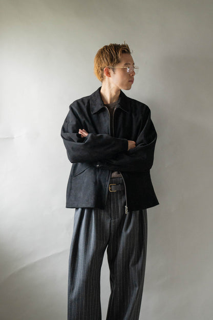 sheep suede blouson