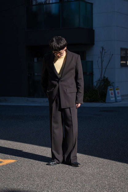 MODIFIED SHAWL COLLAR JACKET