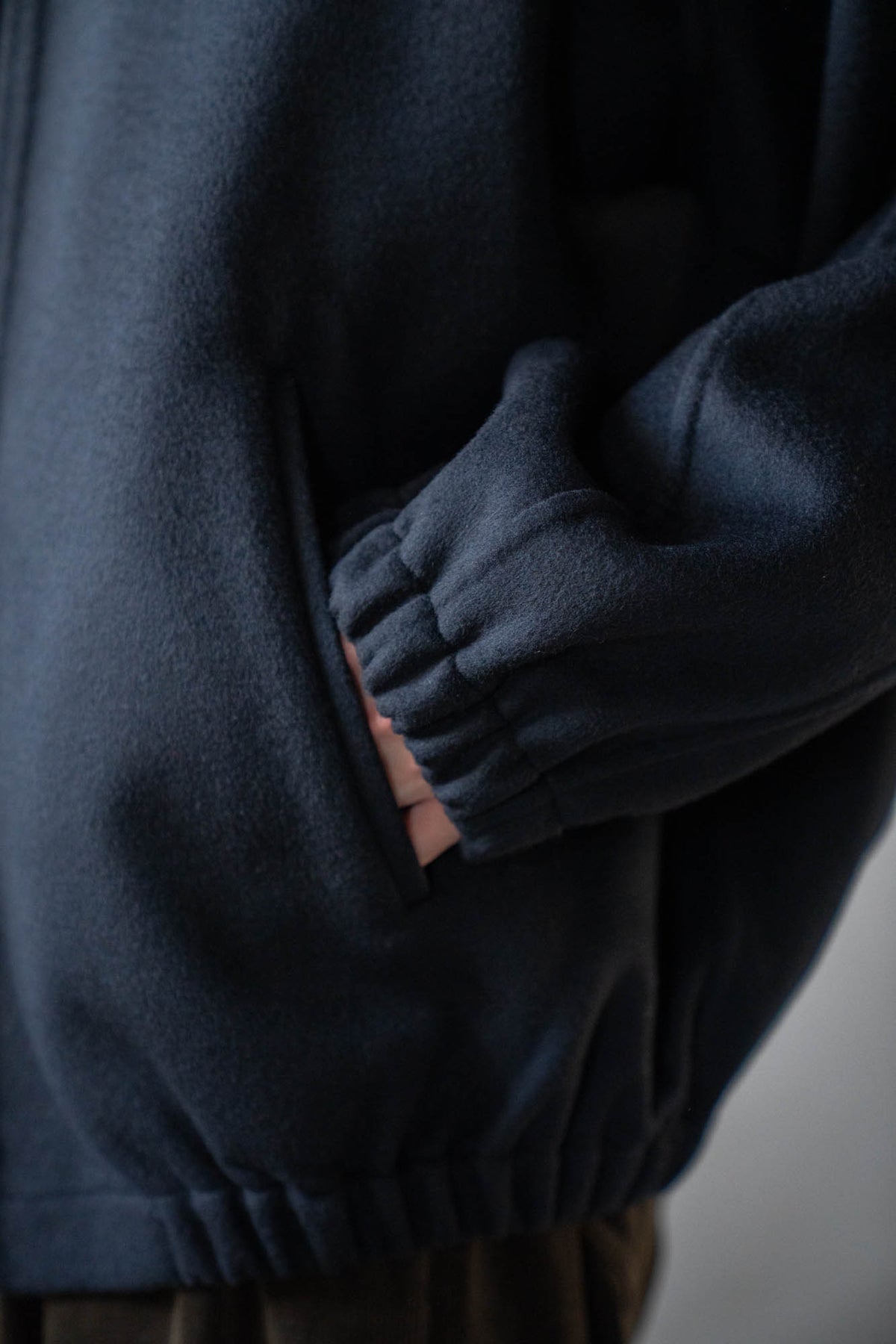 W/CA DOUBLE FACE CLOTH ZIP JACKET(ST.1545)