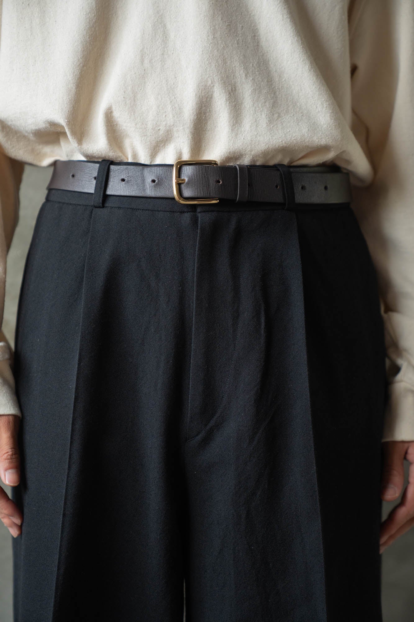 Wool Gabardine Trousers