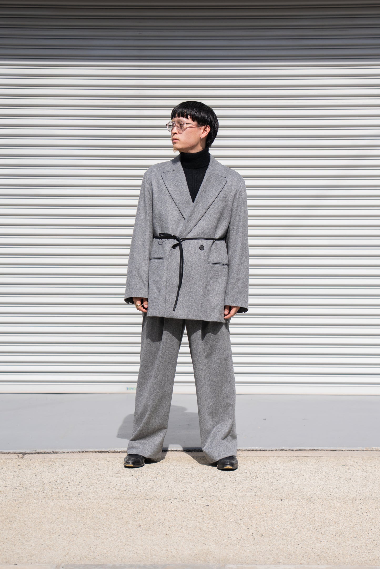 W/CA BEAVER EASY WIDE TROUSERS(ST.1265)