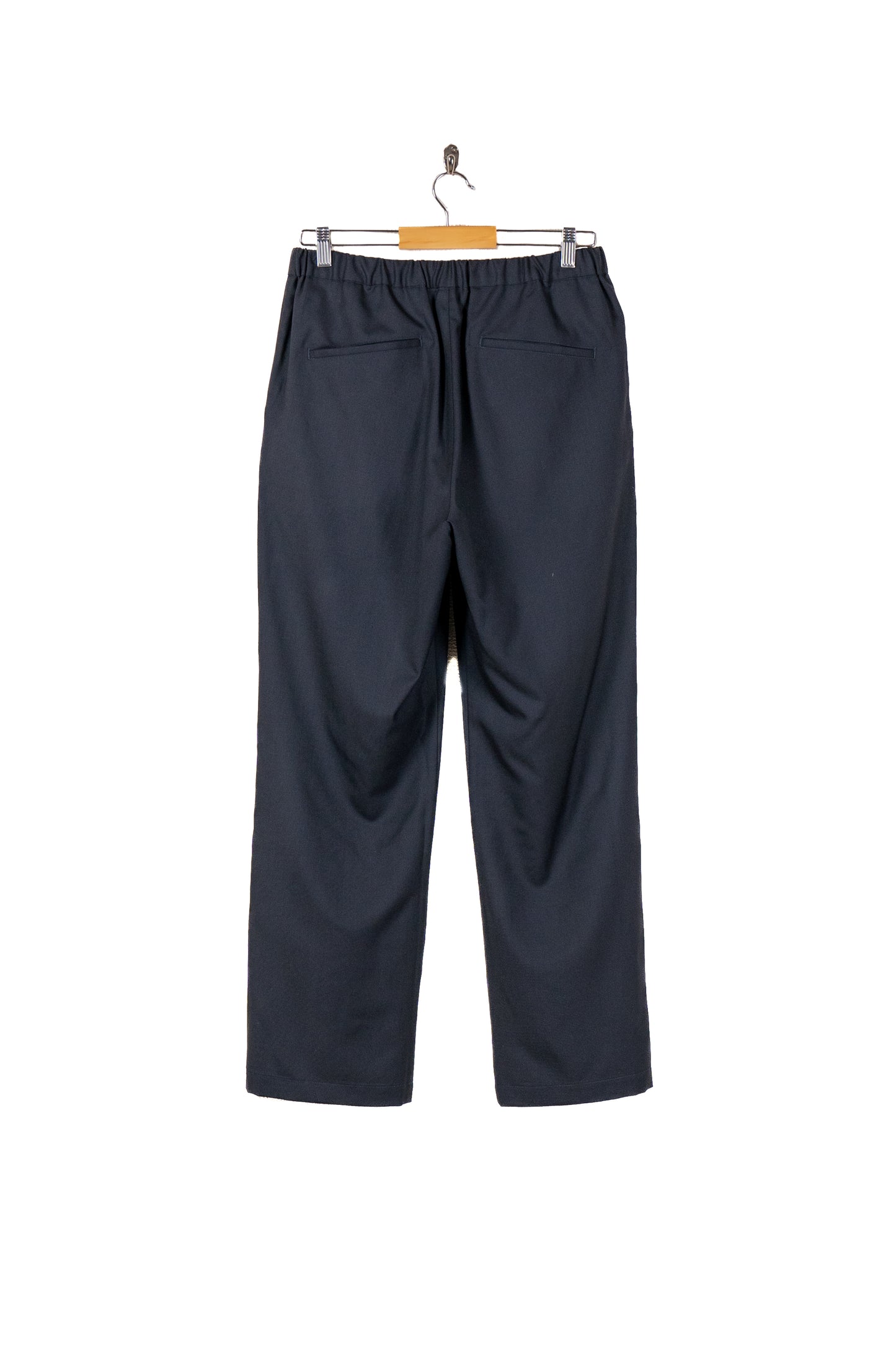 WOOL GABARDINE ZIP TROUSERS PT